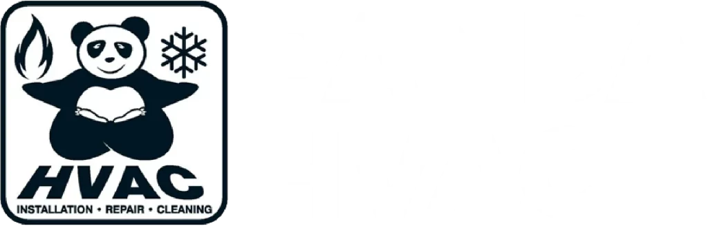 Panda HVAC Logo Horizontal White 1